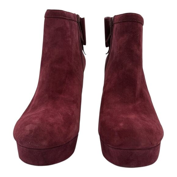 EUC Gianni Bini Burgundy Bootue with Bow Size 8.5 - Picture 6 of 7